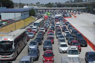 Autopista México-Cuernavaca, con mayor afluencia vehicular