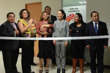 Inauguran lactario para madres trabajadoras de STyFE
