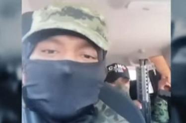 Hace unos días difundieron un video con supuestos integrantes del Cartel Jalisco Nueva Generación. Foto: Captura de pantalla