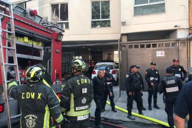 En este incidente no hubo personas lesionadas, reportaron los bomberos. Foto: Jorge González