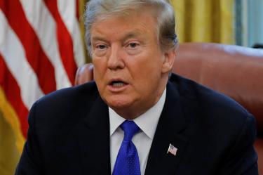 Trump ganó dos Razzie por su aparición en los documentales "Death of a Nation", del cineasta Dinesh D'Souza, y "Fahrenheit 11/9" de Michael Moore. Foto: Reuters