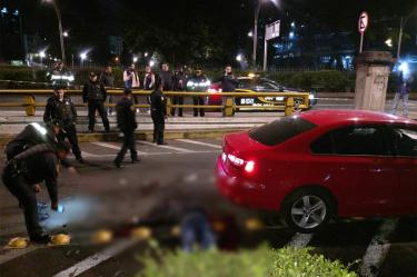 Los interceptaron cuando circulaban en la incorporación de Circuito Interior a la avenida Paseo de la Reforma