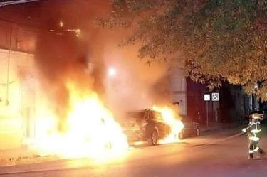 Bomba Molotov Incendian Vehículos Centro Monterrey