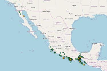 Reportan 41 sismos en las últimas horas en siete estados del país