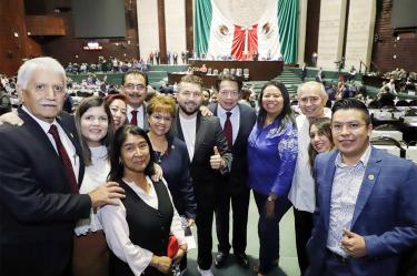 Los diputados cerrarán el Primer Año de Ejercicio de la LXIV Legislatura al ritmo del trombón, saxofón y trompetas de la Banda “El Recodo”. – Foto: @YadiraMarcosSin