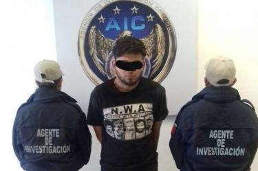 Eliseo “N”, alias ‘El Titi’, es señalado como uno de los líderes del grupo delictivo Santa Rosa de Lima. – Foto: Twitter @FGEGUANAJUATO