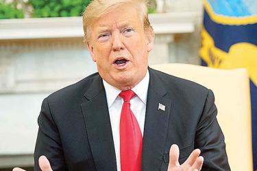 Donald Trump aseveró que los criminales tienen laboratorios de droga cerca de la frontera. Foto: AFP/Archivo