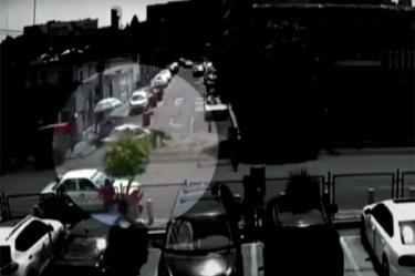 Taxista atropella a mujer policía para evitar ser multado