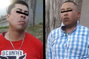 A los detenidos se les encontró dinero, una pistola y droga. Foto: SS Edomex