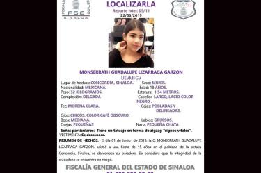 Ayuda, Montserrat desapareció tras ir una fiesta de XV años 