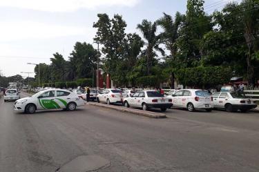 Manifestaciones, Seguridad, Vialidad, Chiapas, Justicia, Taxistas