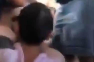 Hombre armado persigue autobús lleno de pasajeros en Veracruz