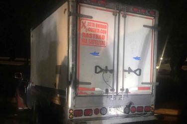 La droga era trasladada en una camioneta que transportaba pescado. Foto: Cortesía