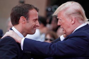 Nuevo round entre Macron y Trump por asuntos económicos