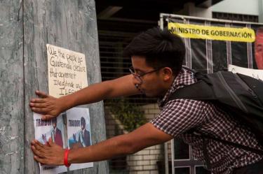 Protestan en Guatemala contra acuerdo con Estados Unidos