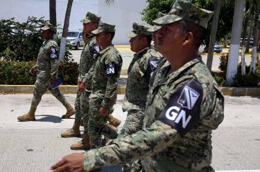 Los estados con mayor presencia de la guardia nacional son el Estado de México con 9 mil 141 efectivos; Michoacán con 3 mil 628 y Oaxaca con 3 mil 391. Foto: Cuartoscuro