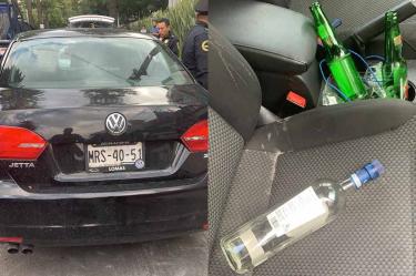 Caen por disparar al aire en Polanco; traían cerveza y licor 