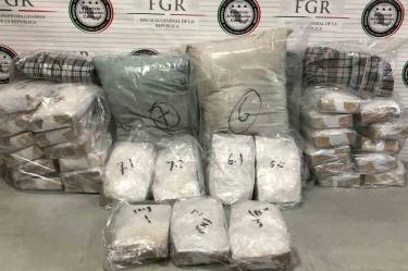 FGR asegura más de 30 kilos de metanfetamina en Coahuila