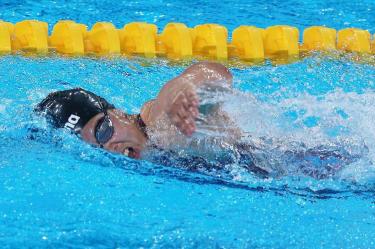 Naomi Somellera se impuso en los 50 metros libre S7, con un tiempo de 37.28 segundos (Fotos tomadas de @CONADE)