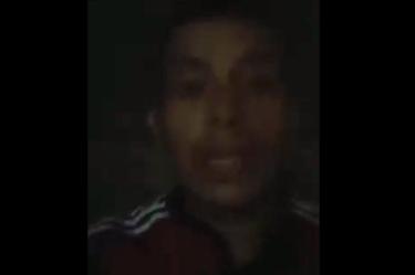 A través de un video difundido en redes sociales, Ricardo Romero Villegas, alias “La Loca”, detalla que abandonó Coatzacoalcos porque le dijeron que lo iban a matar. Foto: Especial