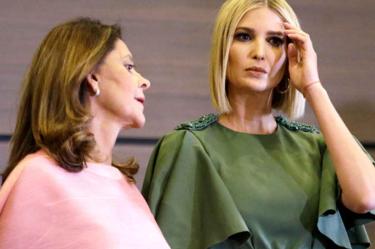 Ivanka Trump es 'trolleada' en Twitter por ráfaga de aire