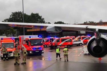 Al menos 13 heridos en Alemania por turbulencia en avión