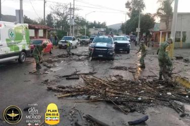 Suman 3 muertos por lluvias en Tlajomulco; aplican Plan DN-III-E