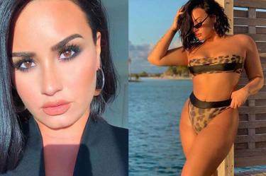Demi Lovato presume su celulitis; da mensaje feminista