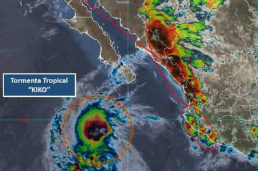 Se forma la tormenta tropical 'Kiko' en el Pacífico