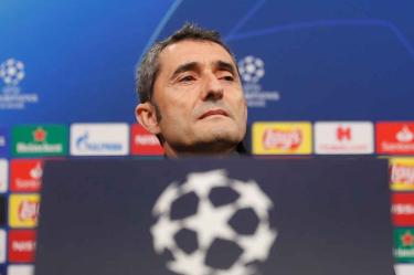Valverde dirigirá su tercera Champions League al frente del Barcelona. Foto: Reuters