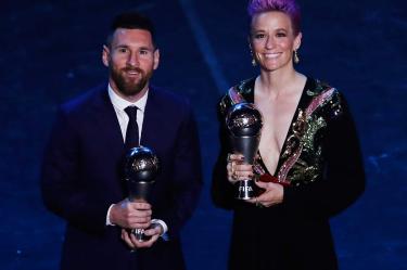 Lionel Messi ganó por sexta ocasión el premio "The Best" (AP)