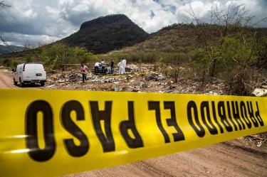 Suman cinco calcinados por el crimen organizado en NL