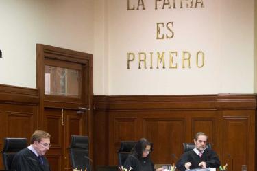La ministra afirmó que no se dejan llevar por presiones de partidos. Foto: Cuartoscuro