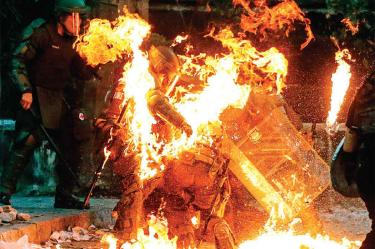 Chile: murió atropellado niño de 13 años en protestas