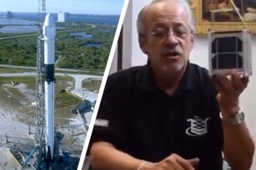 Indescriptible ver elevarse el primer nanosatélite mexicano, AztechSat-1, Eugenio Urrutia Albisua, UPAEP