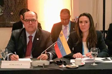 Argentina retira credenciales a embajadora de Juan Guaidó