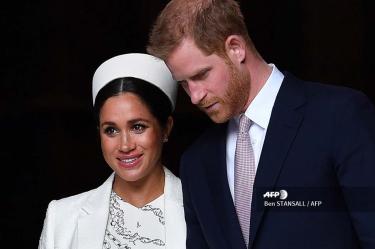 Meghan reconoció en una entrevista en octubre que no estaba lista para el intenso escrutinio de la prensa que recibiría como integrante de la familia real. Foto: AFP