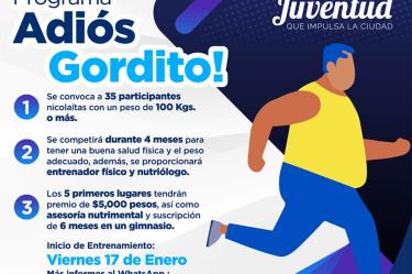 Los únicos requisitos para formar parte del programa “Adiós Gordito!” es ser habitante de San Nicolás de los Garza y pesar más de 100 kilogramos. Foto: Gobierno de San Nicolás de los Garza.