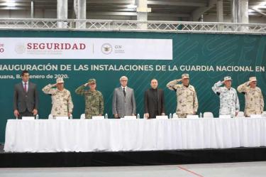 Abren primero de 7 cuarteles de la Guardia Nacional en BC