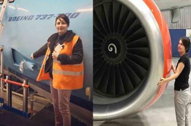¿Amor a primera vista? Una mujer se casará con un avión