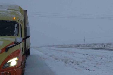 Cierran carretera Chihuahua- Juárez por tramos congelados