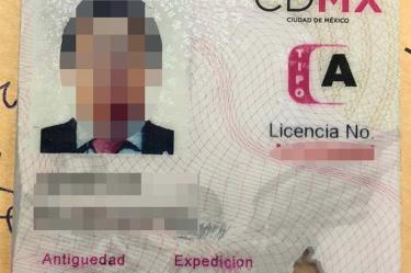 Exhiben licencia de Lozoya, detenido en Málaga, España