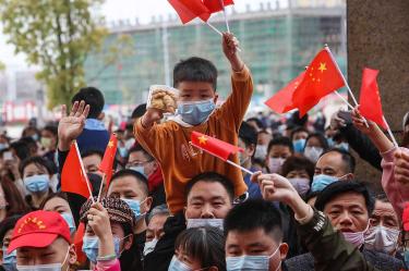 Día de fiesta en China por fin de cuarentena