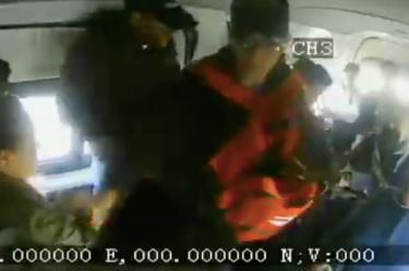El asalto se registró este miércoles a la altura de Santa Bárbara. Foto: Captura del video
