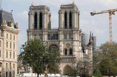 Reconstruiremos Notre Dame en 5 años, refrenda Macron a un año del incendio