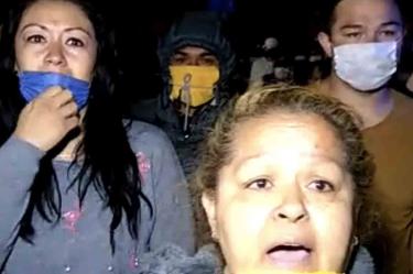 Dos grupos de personas ingresaron a la fuerza a las instalaciones del Hospital General “Las Américas” de Ecatepec argumentando que no se les proporcionaba información sobre sus familiares. Foto: especial