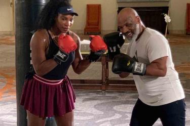 Mike Tyson posó en meses anteriores junto a la tenista Serena Williams. (Instagram: @miketyson)