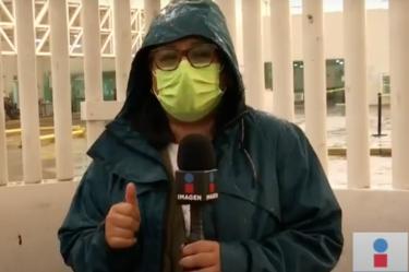 La reportera Miriam Moreno ha realizado diversas crónicas de la situación en hospitales. Foto: Especial