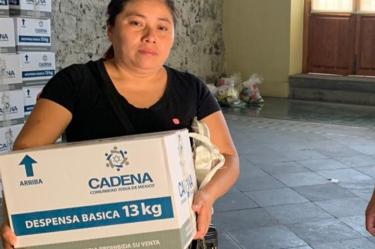 Comunidad Judía dona despensas para albergues en CDMX