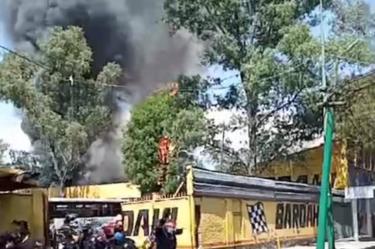 Al parecer la acumulación de gas provocó el flamazo. Foto: Especial